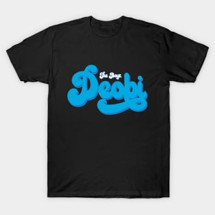 The boyz deobi blue swirl text T-Shirt